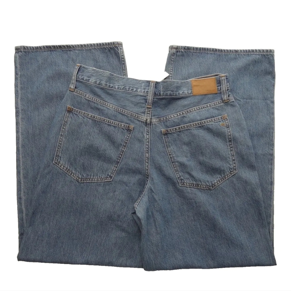 NWT Madewell 31x31 Superwide-Leg Jeans Lessard Wash High-Rise Tencel Denim NJ197